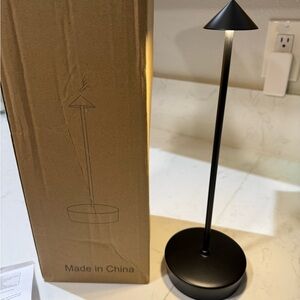 Sleek Black Home Office Desk Lamp